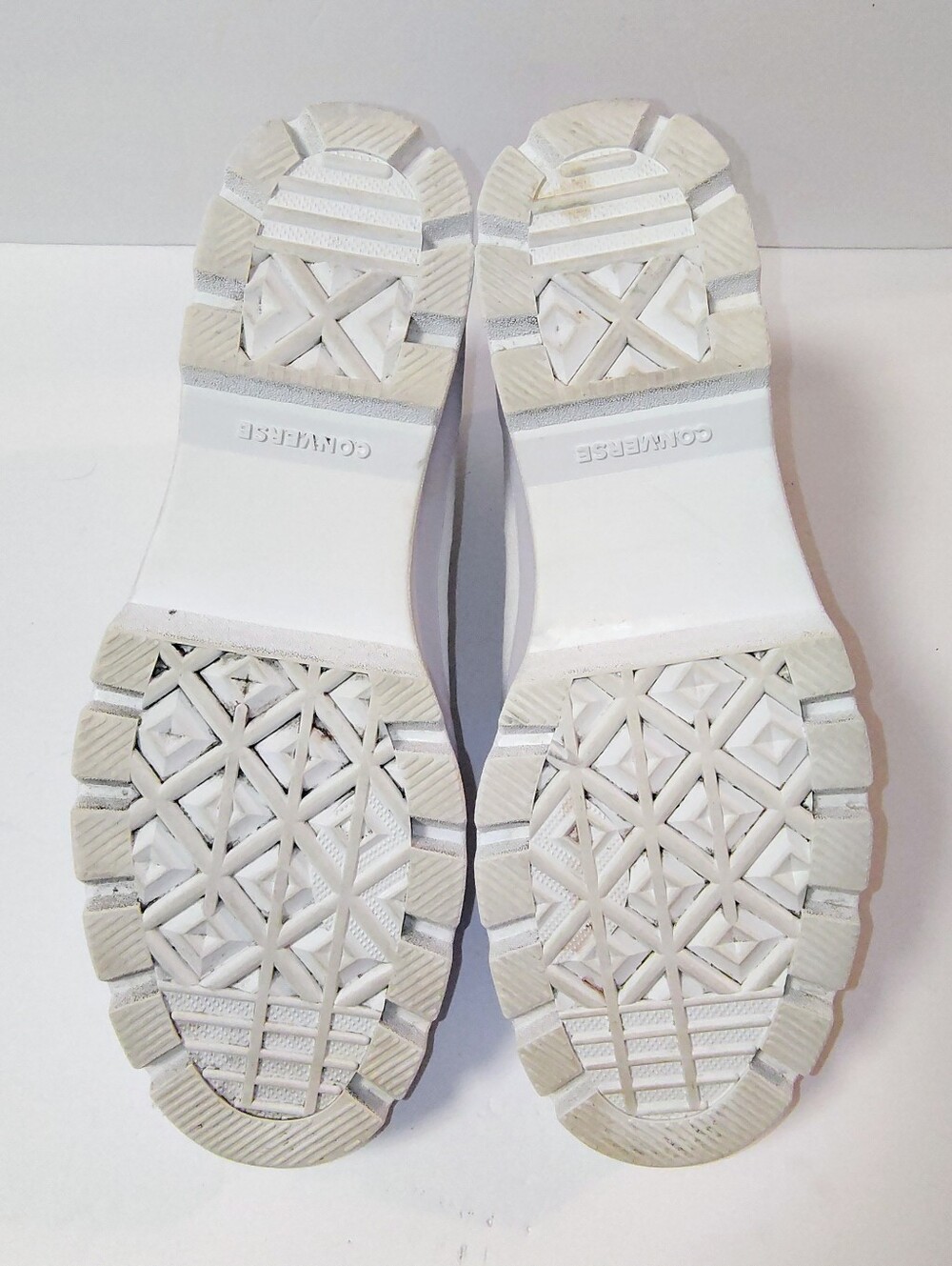 Converse Chuck Taylor All Star Hi Lugged Platform White Canvas Sneaker 9.5 - Picture 12 of 12